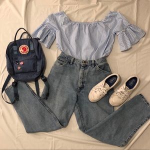 Striped Off The Shoulder Top